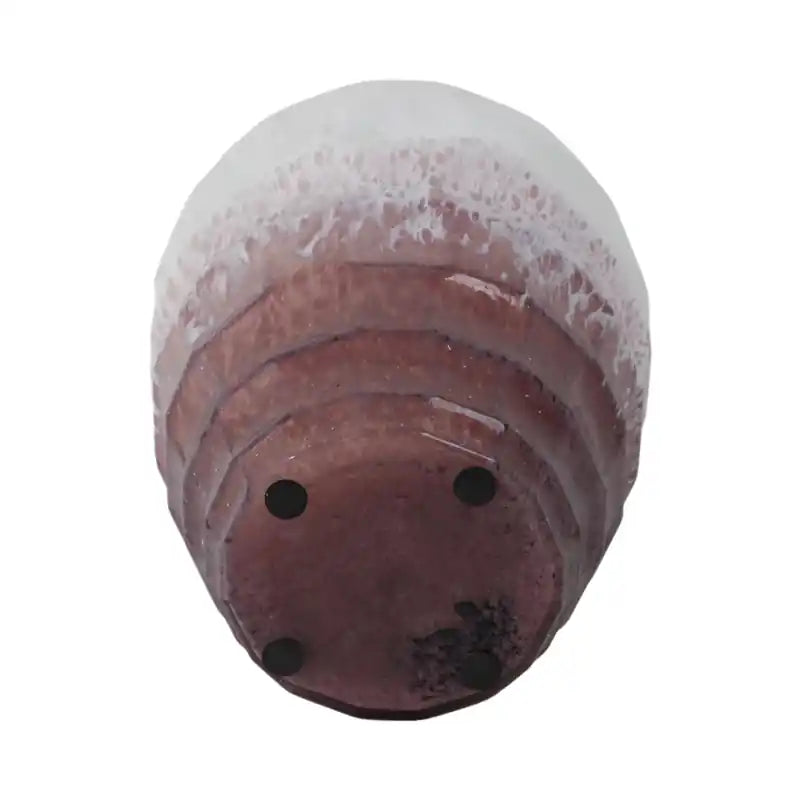 Vase bicolore en verre 12