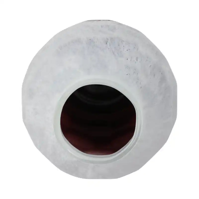 Vase bicolore en verre 12