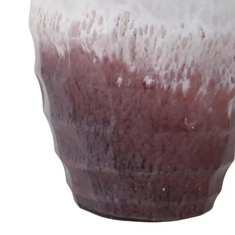 Vase bicolore en verre 12