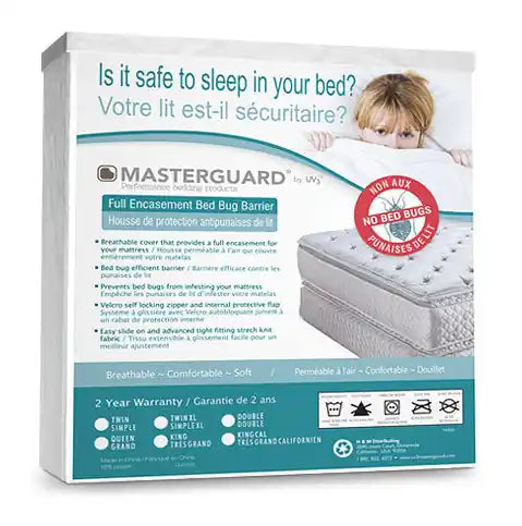 Masterguard Encasement Bedbug Barrier Full Mattress Protector