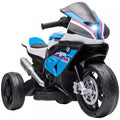 Aosom Kids Electric Powered Ride-On Motorcycle Toy 3-wheels 6v Battery Powered Motorbike With Music