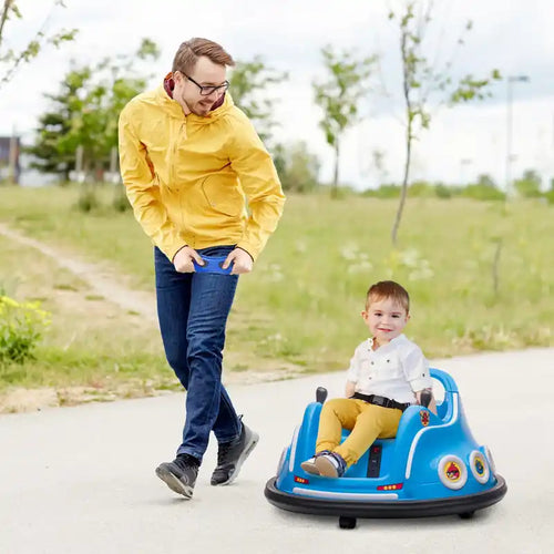 Voiture tamponneuse 12 V pour enfants, voiture électrique sous licence Angry Bird avec deux joysticks