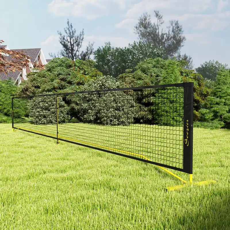 Filet de pickleball portable réglementaire de 6,7 m avec sac de transport