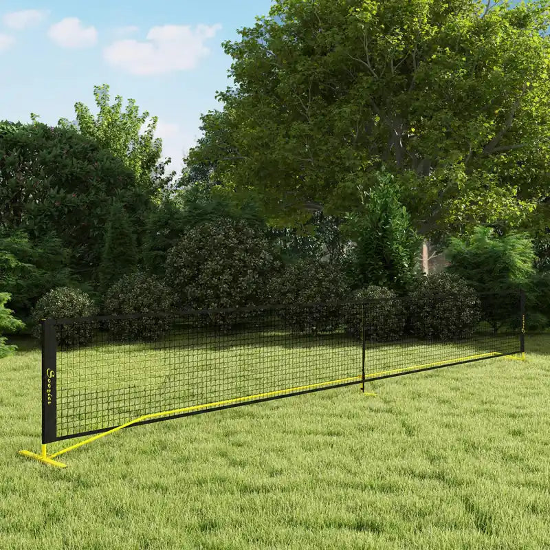 Filet de pickleball portable réglementaire de 6,7 m avec sac de transport