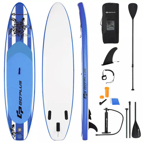 Goplus 11 Inflatable Stand Up Paddle Board Sup W/carrying Bag Aluminum Paddle