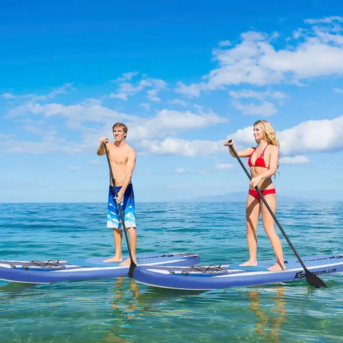 11 planches de Stand Up Paddle (SUP) gonflables avec sac de transport et pagaie en aluminium