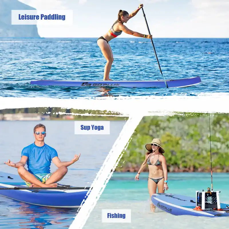 11 planches de Stand Up Paddle (SUP) gonflables avec sac de transport et pagaie en aluminium